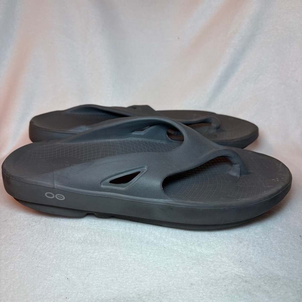 OOFOS OOriginal Recovery Sandals Slate Grey Mens 11
